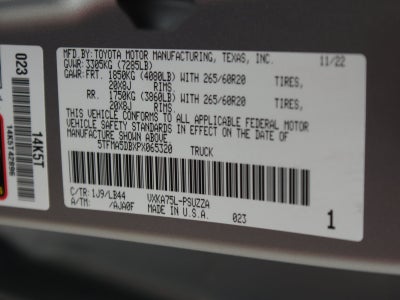 2023 Toyota Tundra 4WD 1794 Edition