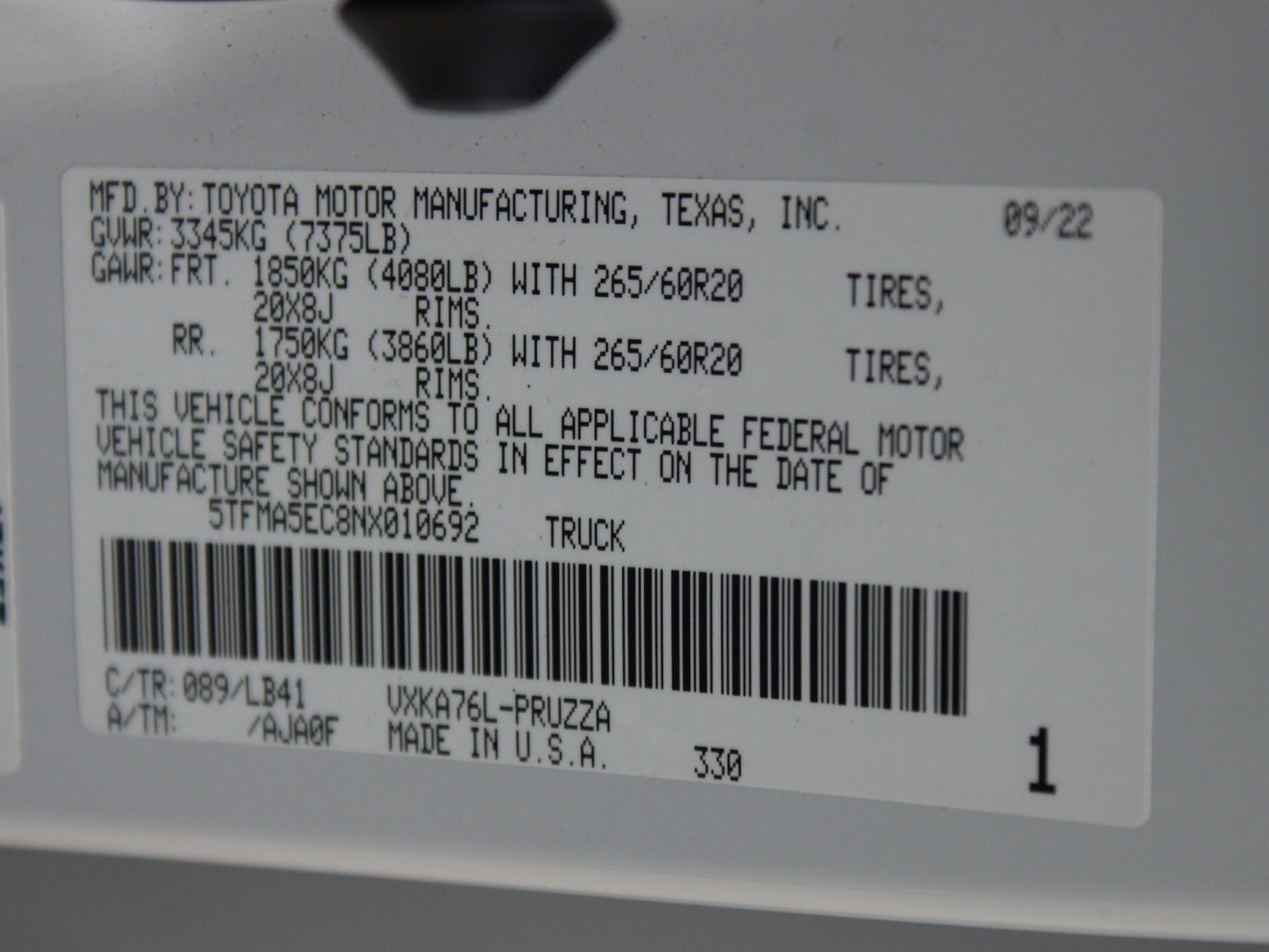 2022 Toyota Tundra 4WD 1794 Edition