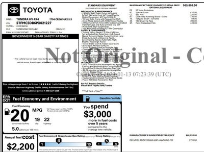 2023 Toyota Tundra 4WD 1794 Edition Hybrid