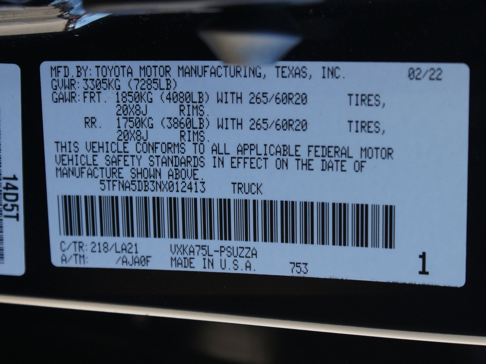 2022 Toyota Tundra 4WD Platinum