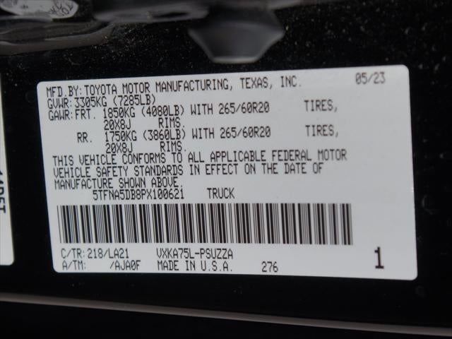 2023 Toyota Tundra 4WD Platinum