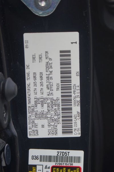 2022 Toyota Tundra 4WD Platinum Hybrid