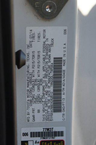 2014 Toyota Tacoma Base