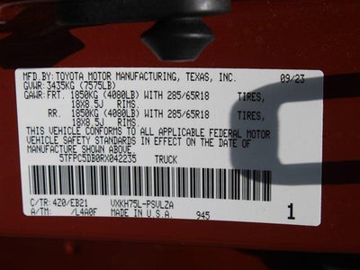 2024 Toyota Tundra 4WD TRD Pro Hybrid