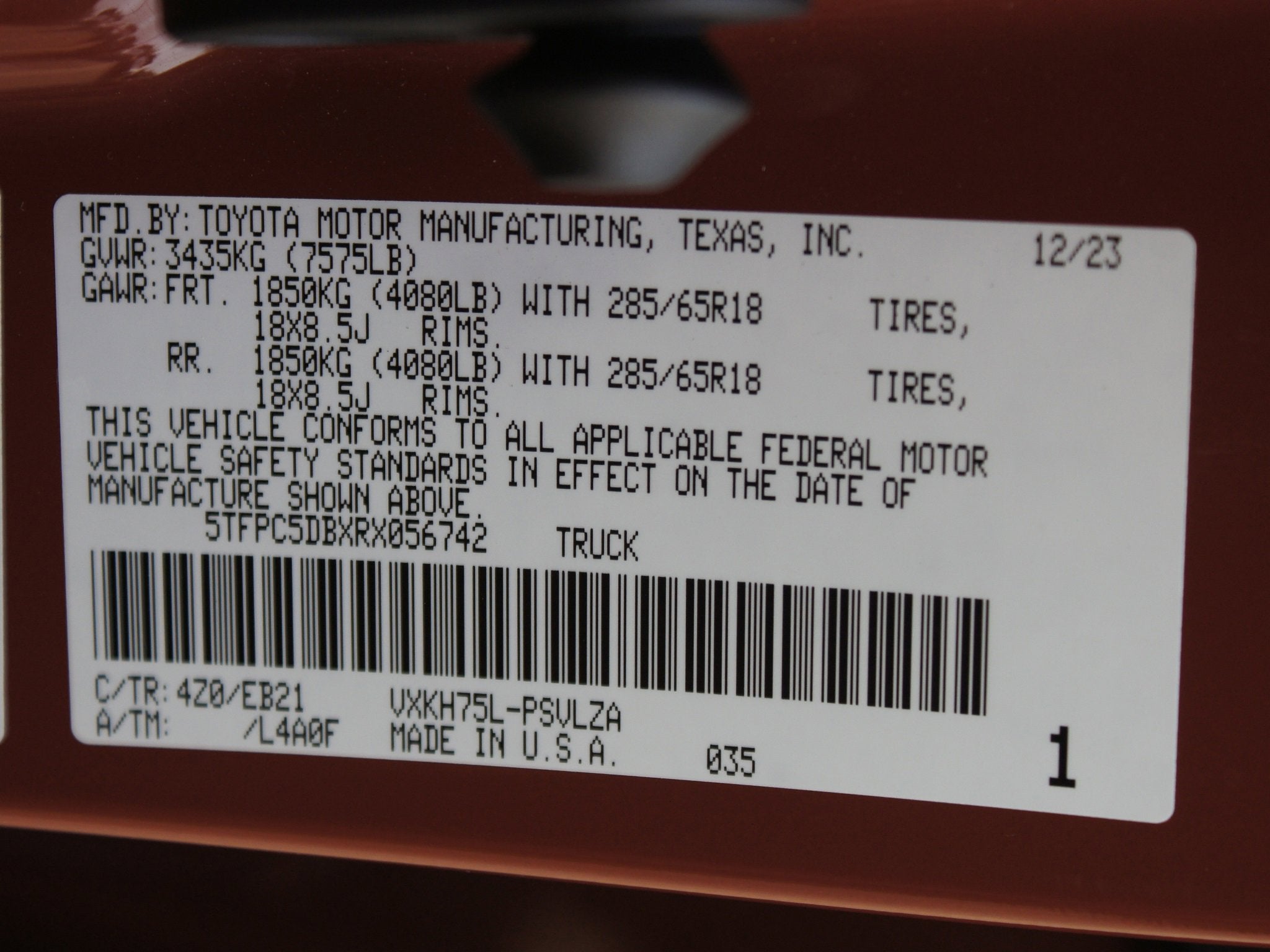 2024 Toyota Tundra 4WD TRD Pro Hybrid