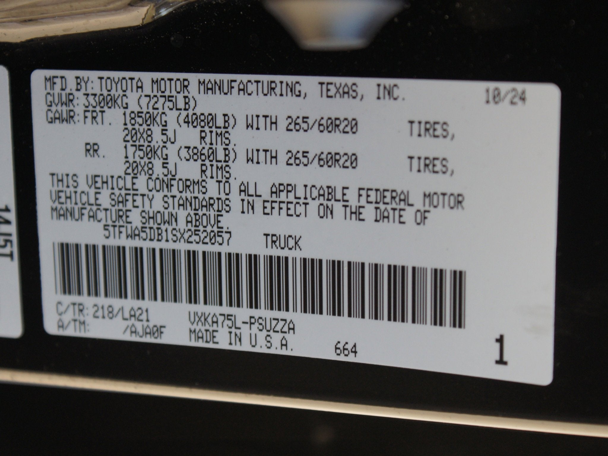 2025 Toyota Tundra 4WD Platinum