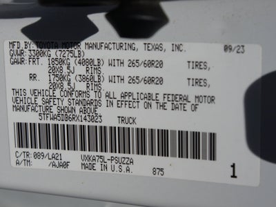 2024 Toyota Tundra 4WD Platinum