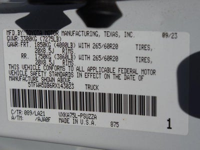 2024 Toyota Tundra 4WD Platinum