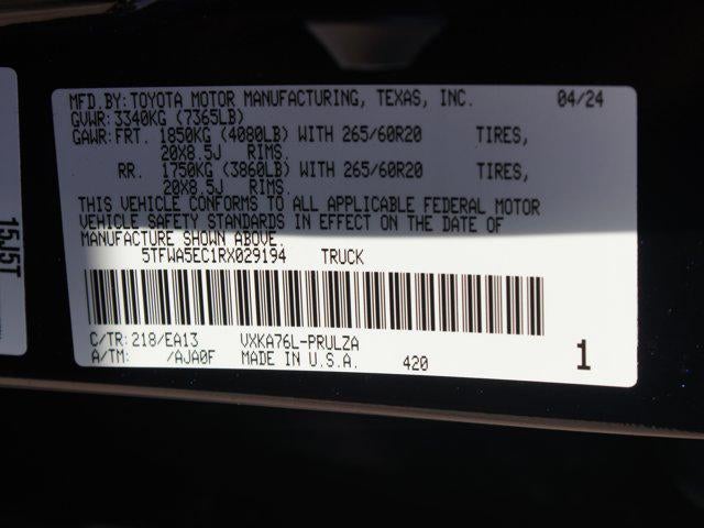 2024 Toyota Tundra 4WD Limited