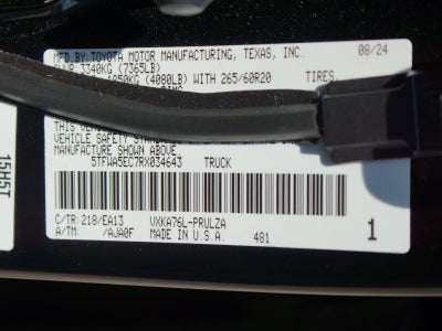 2024 Toyota Tundra 4WD Limited