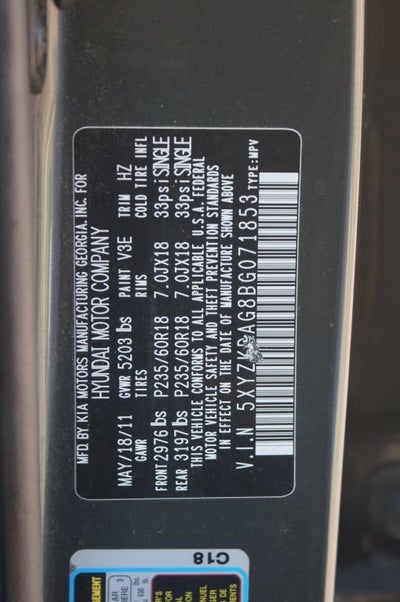 2011 Hyundai Santa Fe Limited