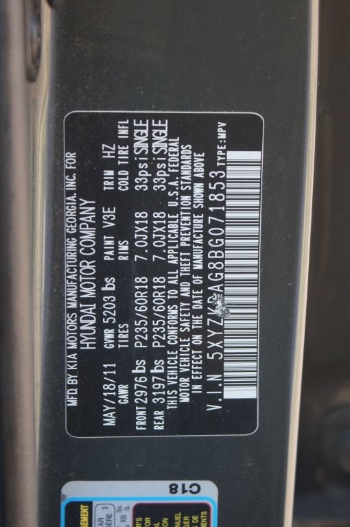 2011 Hyundai Santa Fe Limited