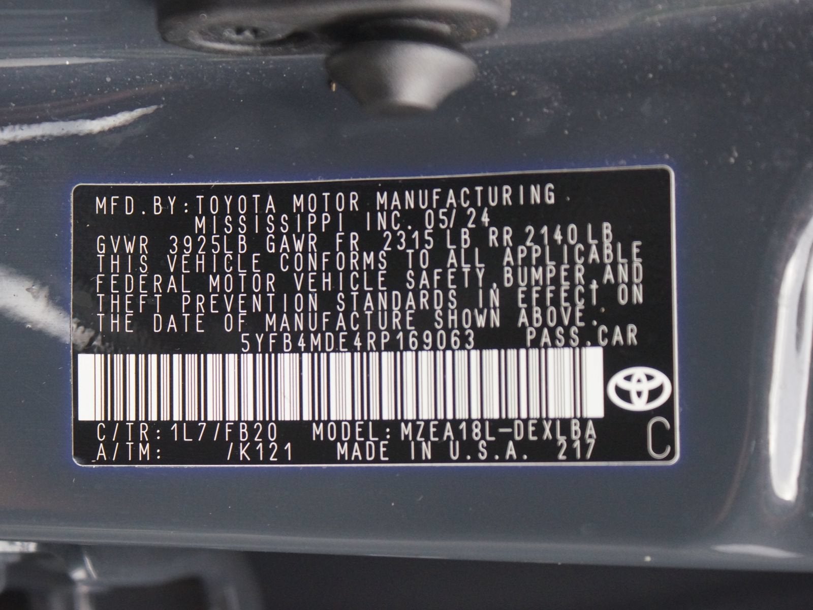2024 Toyota Corolla LE