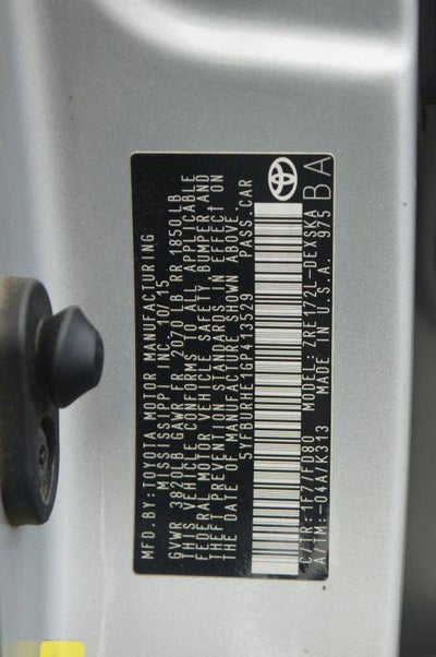 2016 Toyota Corolla S Plus
