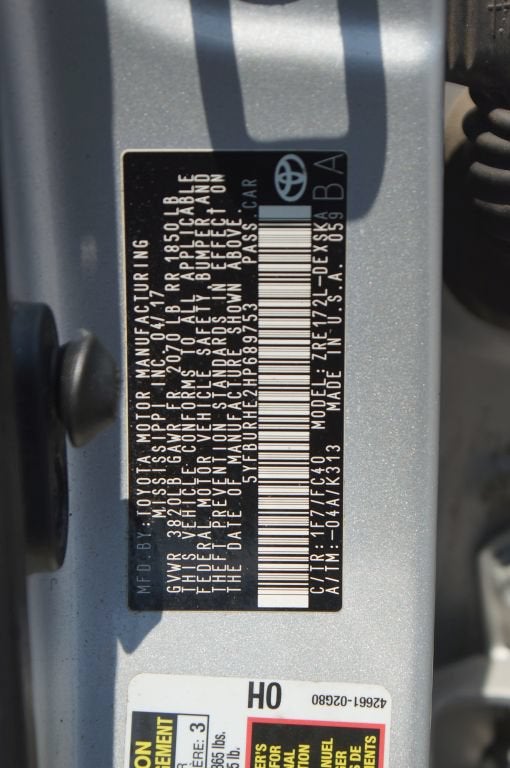 2017 Toyota Corolla SE