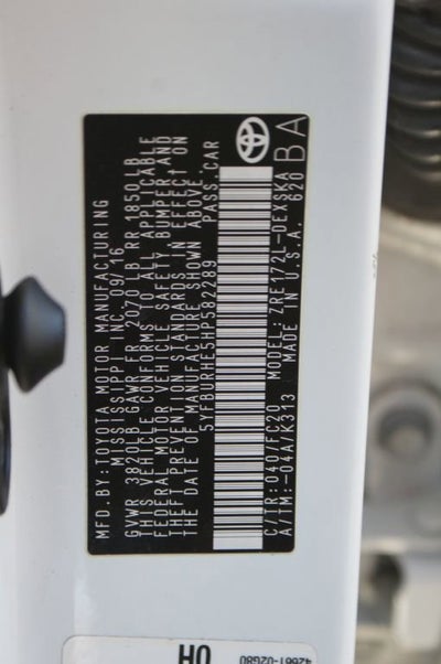 2017 Toyota Corolla SE