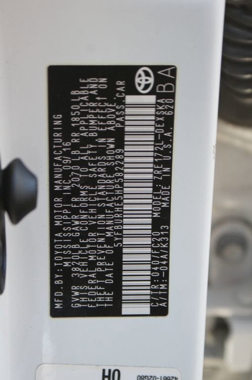 2017 Toyota Corolla SE