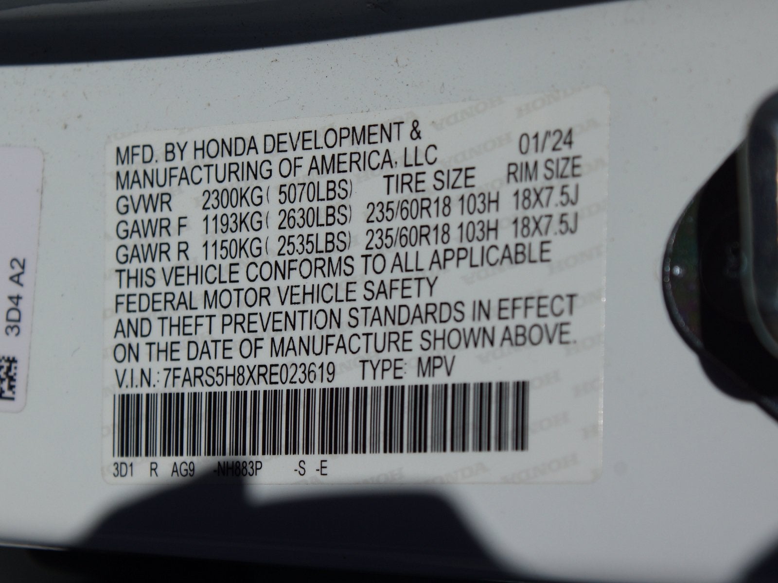 2024 Honda CR-V Hybrid Sport-L