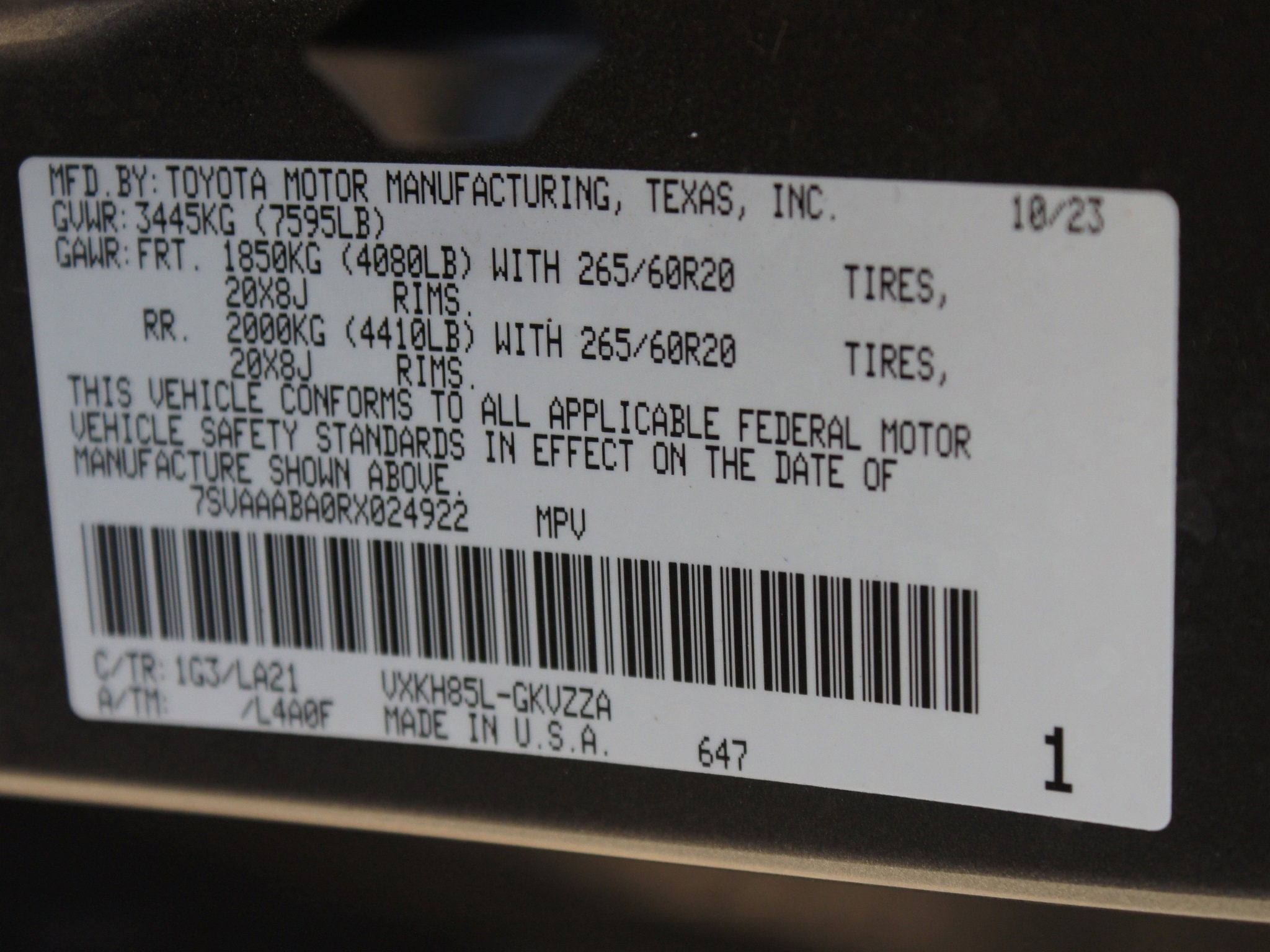 2024 Toyota Sequoia Platinum