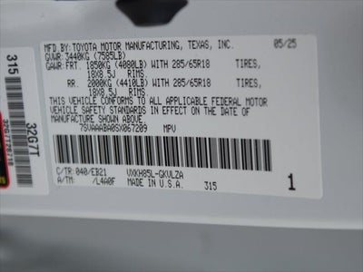 2025 Toyota Sequoia TRD Pro
