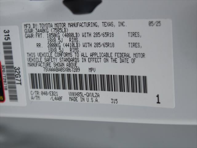 2025 Toyota Sequoia TRD Pro