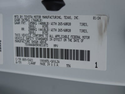 2024 Toyota Sequoia Limited
