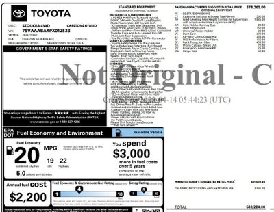 2023 Toyota Sequoia Capstone