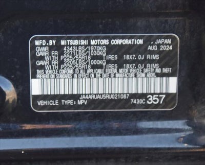 2024 Mitsubishi Outlander Sport ES
