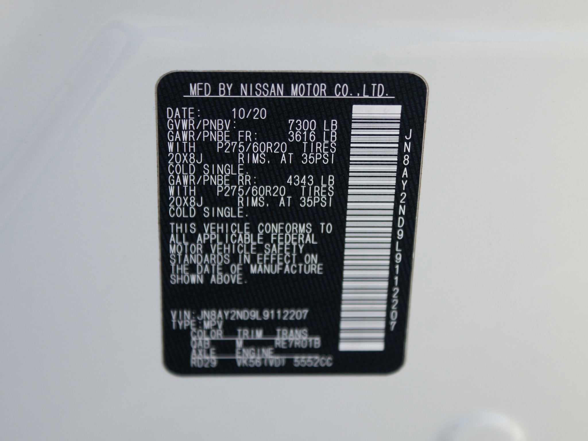 2020 Nissan Armada SL