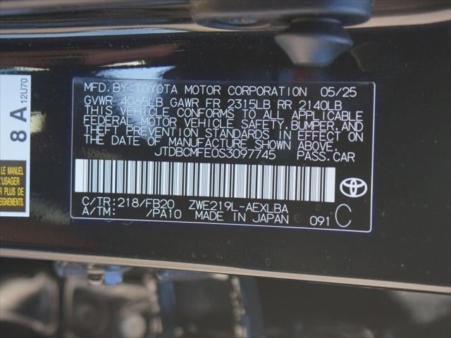 2025 Toyota Corolla Hybrid LE
