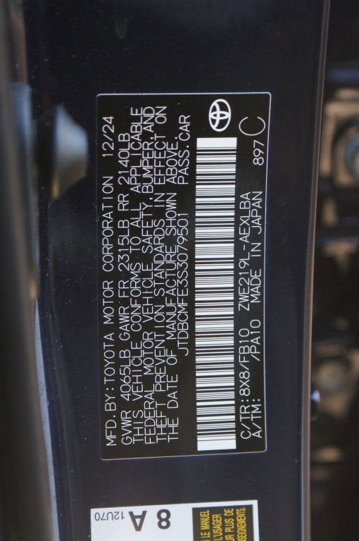 2025 Toyota Corolla Hybrid LE