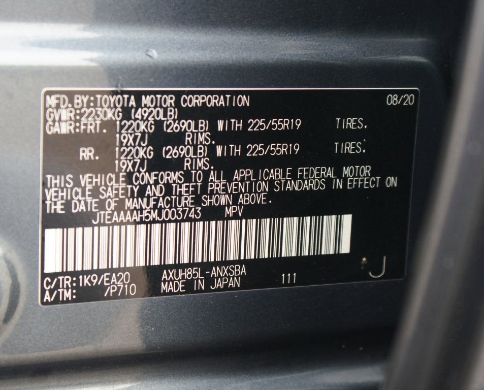 2021 Toyota Venza Limited