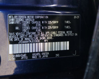 2021 Toyota Venza Limited