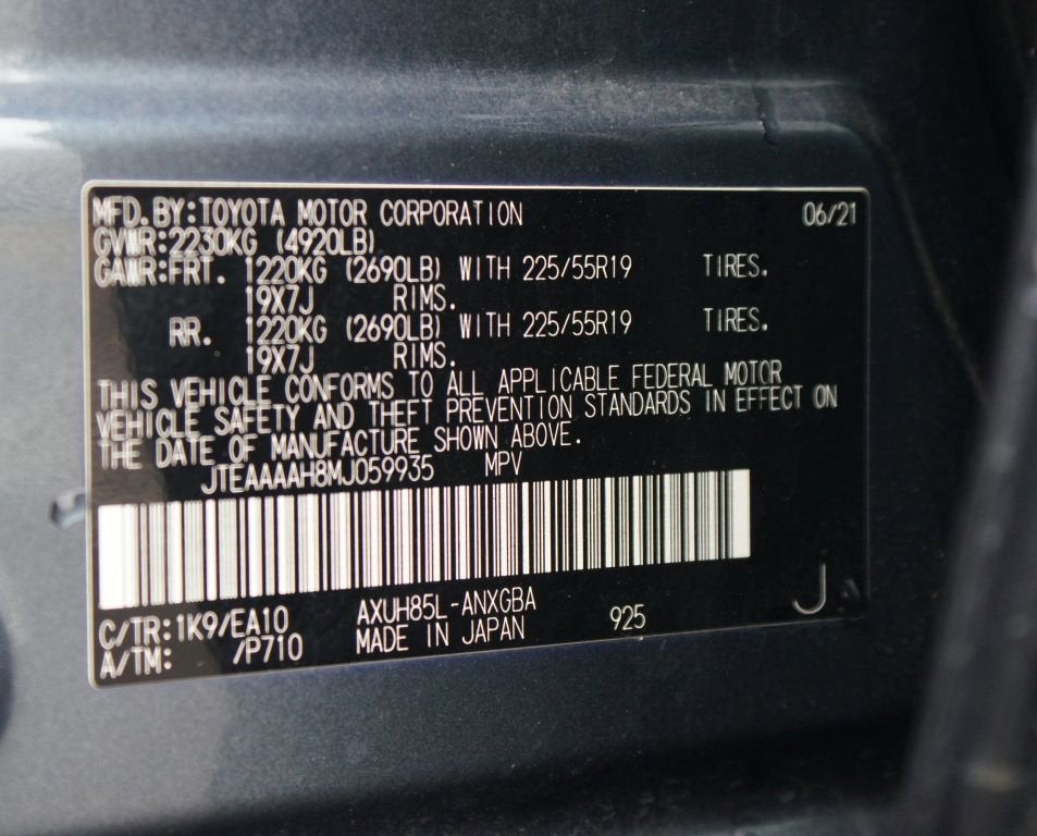 2021 Toyota Venza XLE