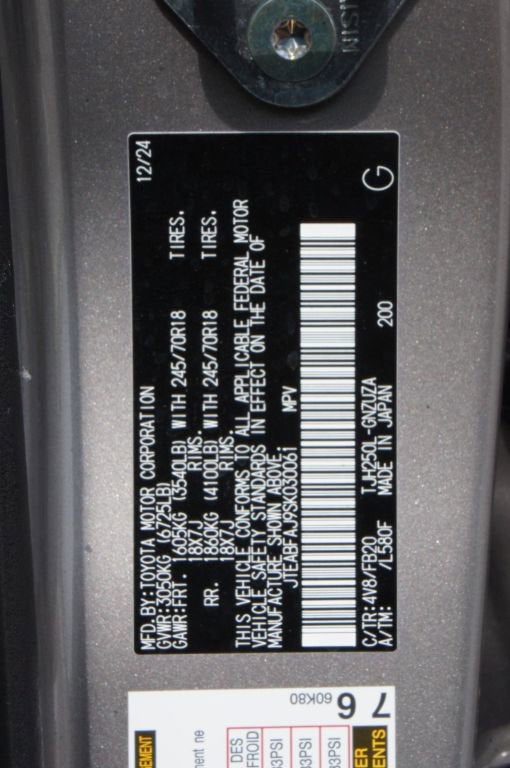 2025 Toyota Land Cruiser BASE