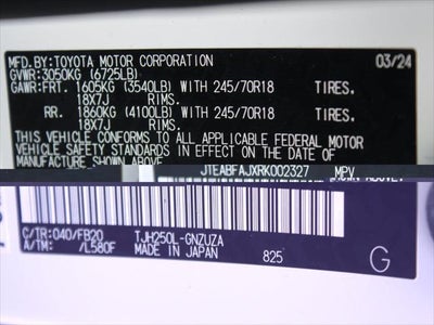 2024 Toyota Land Cruiser 1958