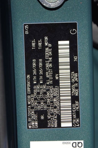 2025 Toyota 4Runner TRD Off Road Premium