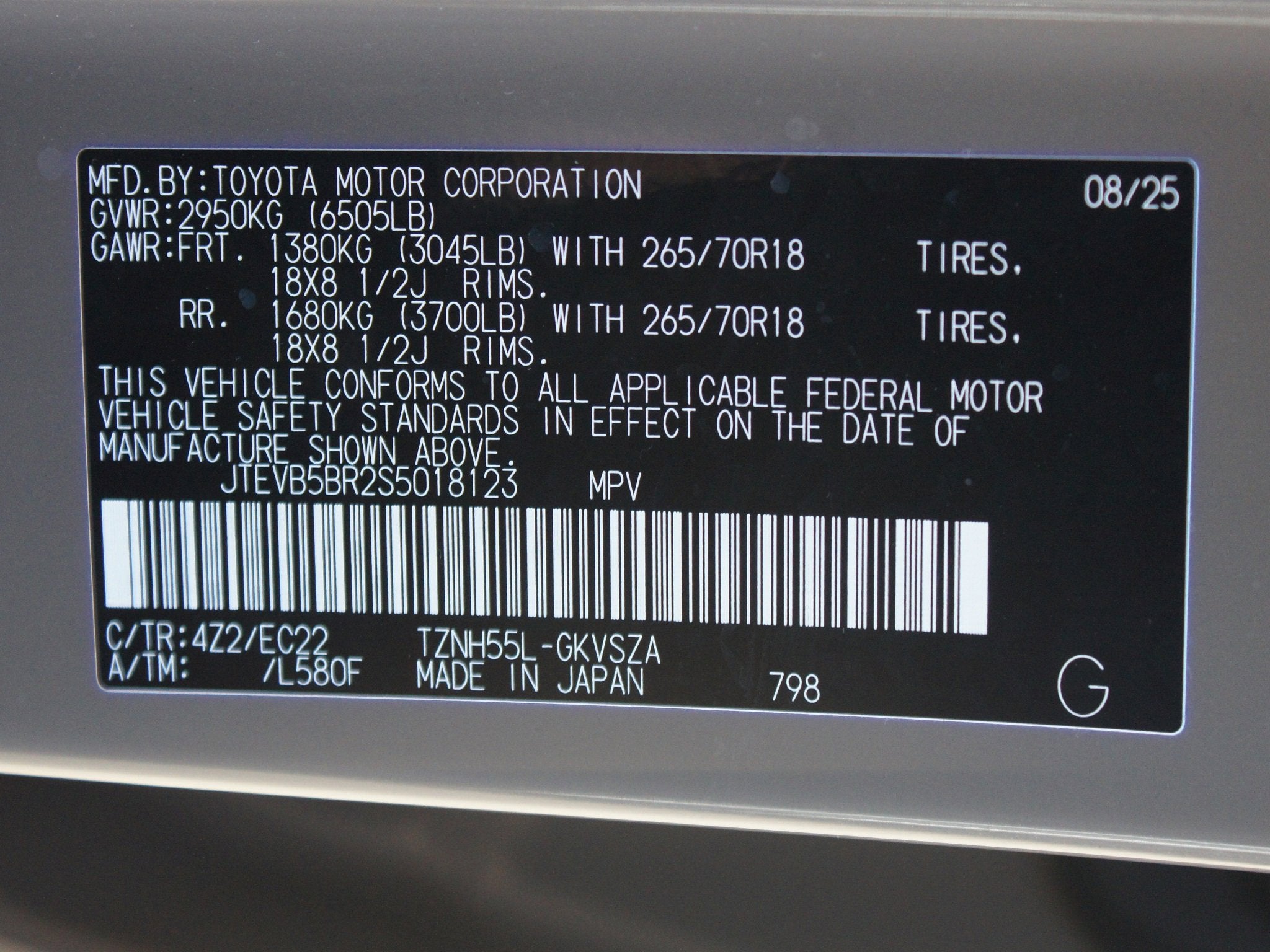 2025 Toyota 4Runner Hybrid TRD Pro