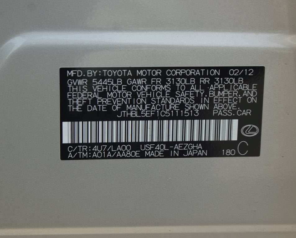 2012 Lexus LS 460 