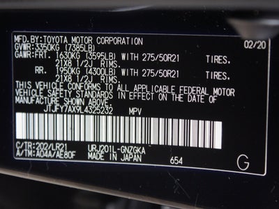 2020 Lexus LX LX 570