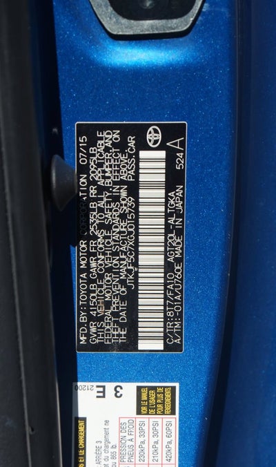2016 Scion tC Base