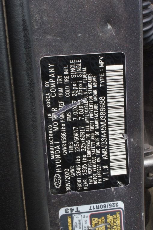 2021 Hyundai Tucson Value