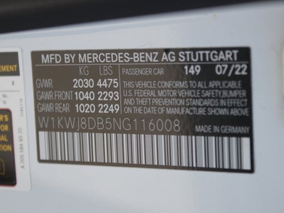 2022 Mercedes-Benz C-Class C 300