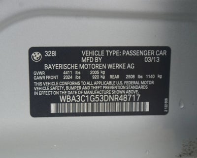 2013 BMW 3 Series 328i