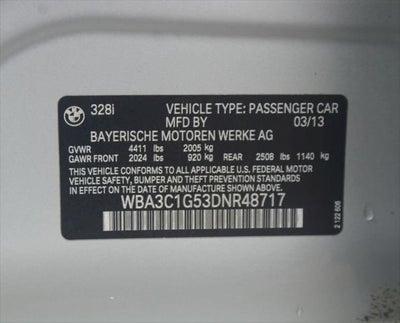 2013 BMW 3 Series 328i
