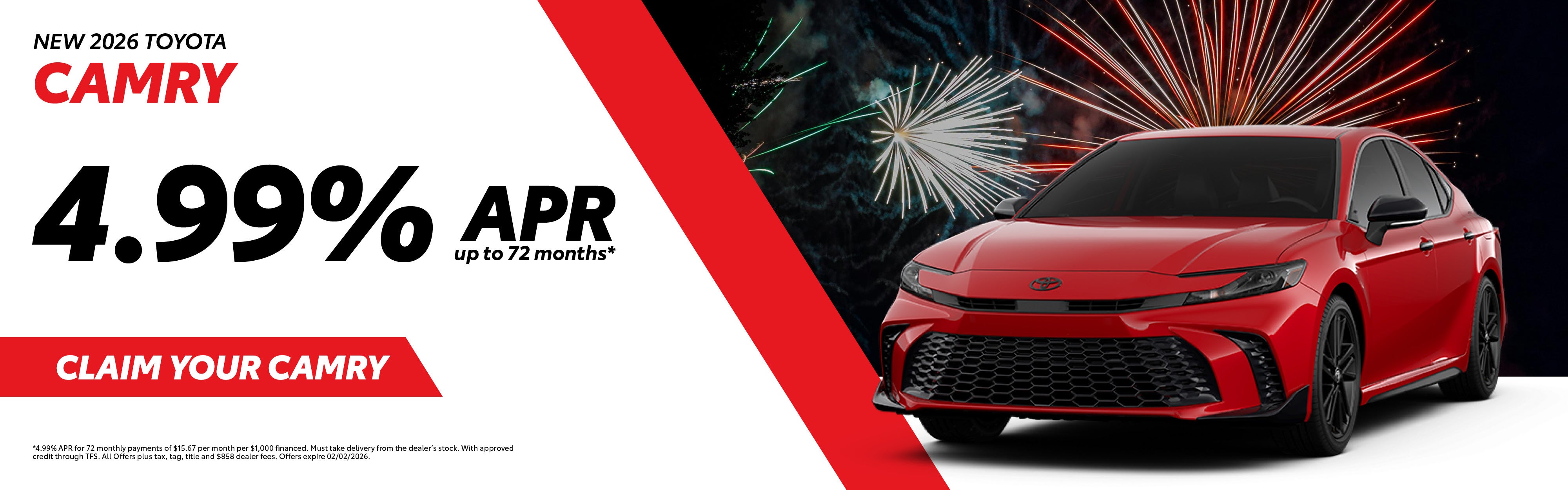 New 2026 Toyota Camry