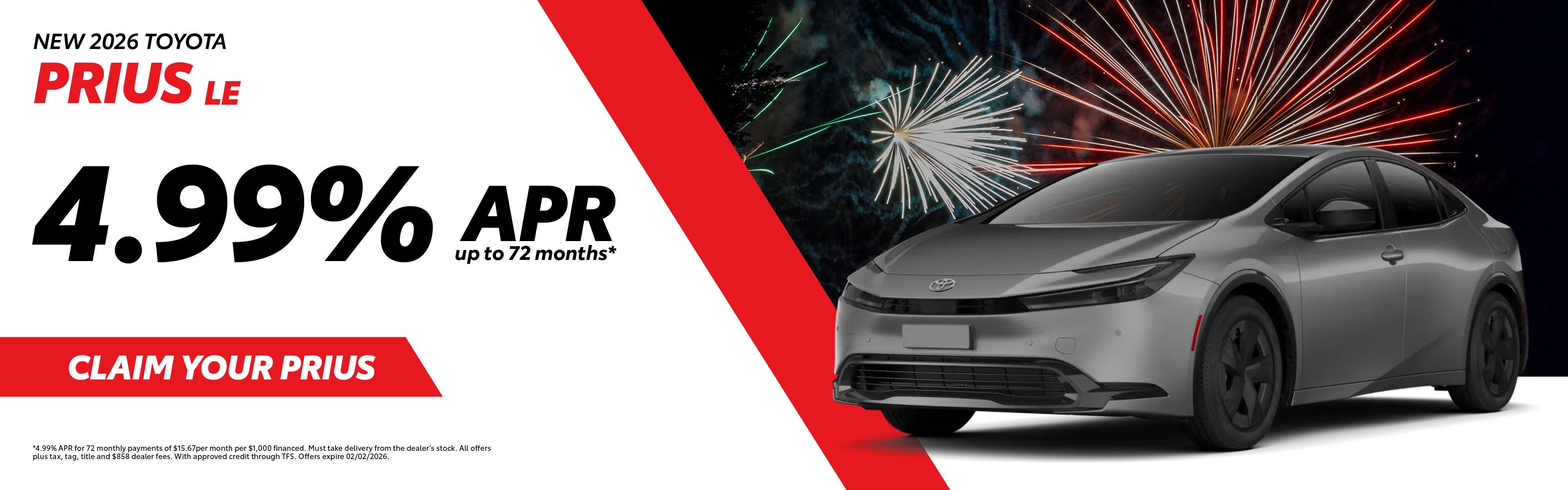 New 2026 Toyota Prius LE