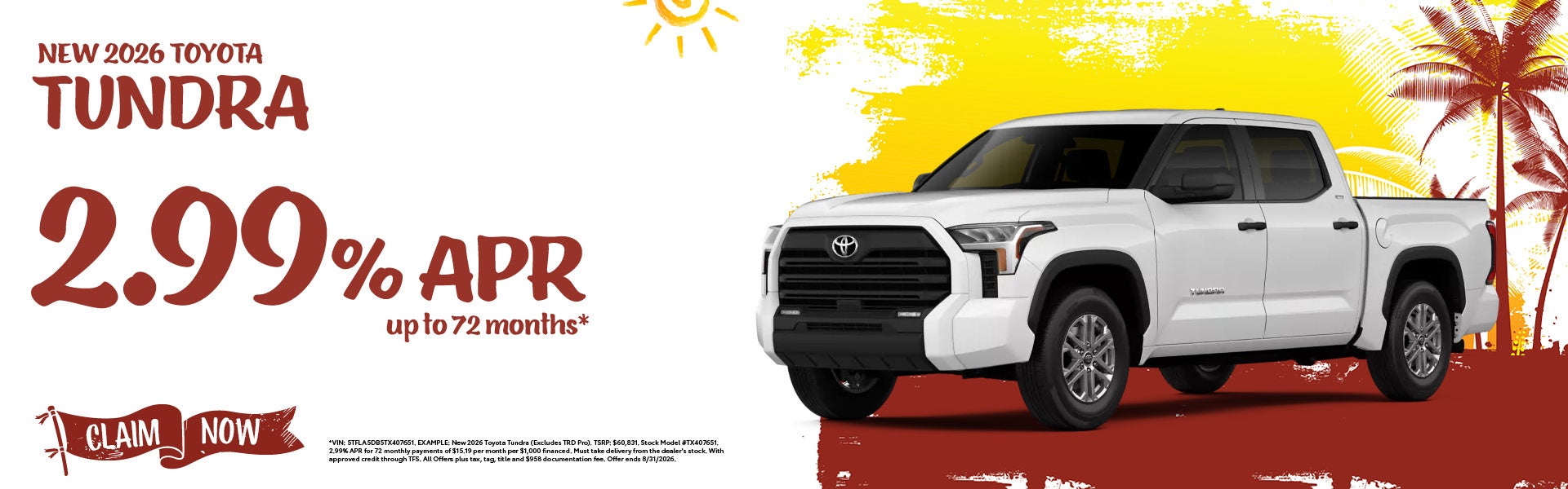 New 2026 Toyota Tundra