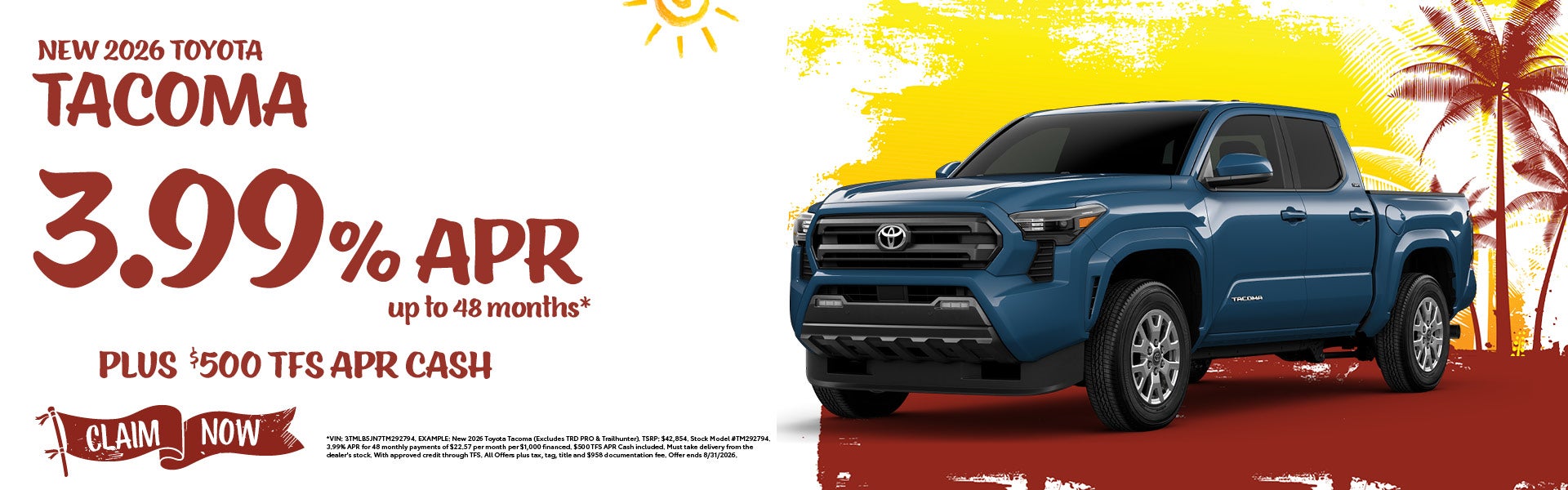 New 2026 Toyota Tacoma