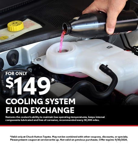 Cooling System Fluid Exchange - For Only $149